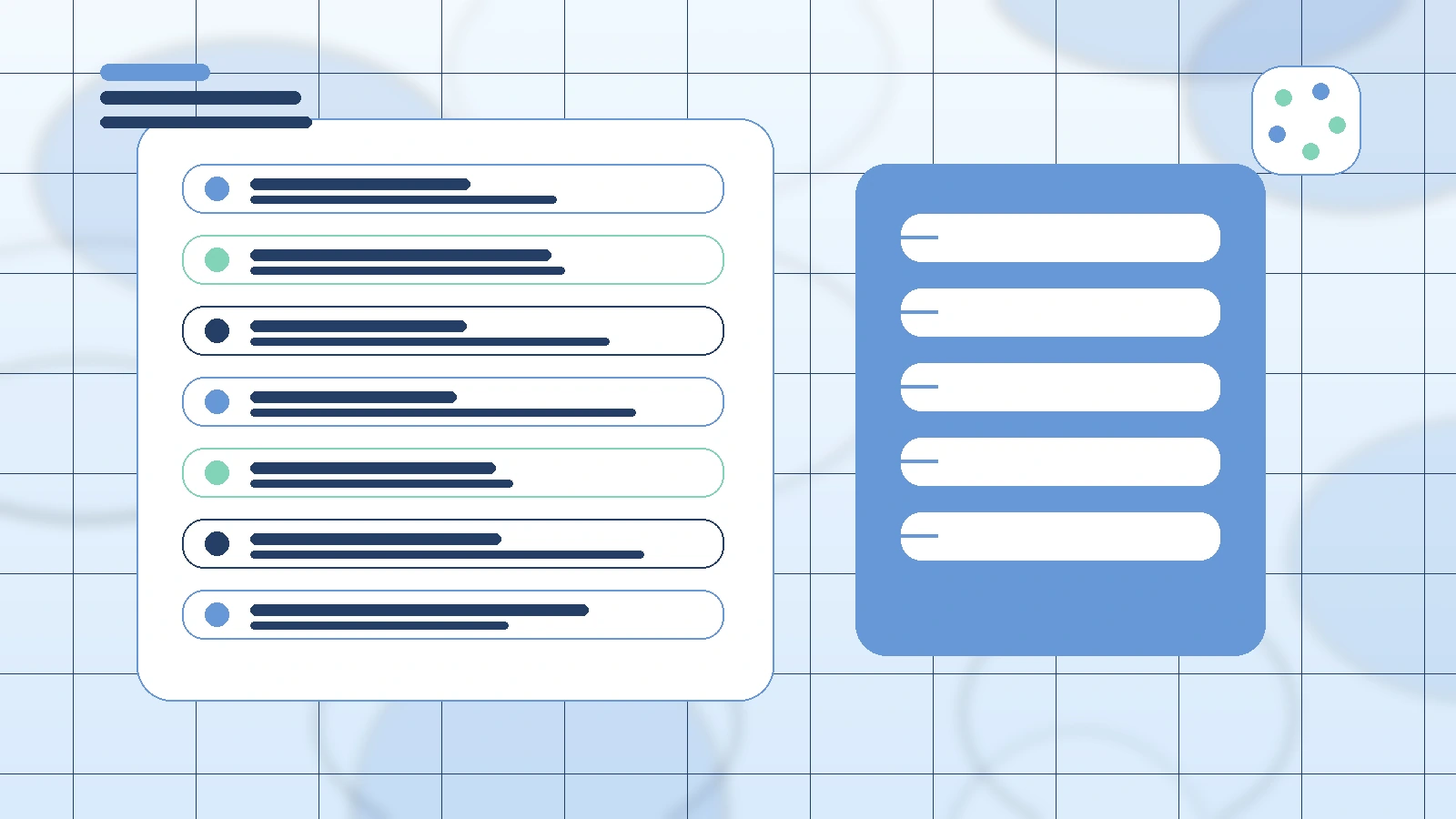 Abstract SaaS illustration for Monetization and Brand Deals — CreaSeed service over, showing a creator workflow with AI-assisted brand deal management
