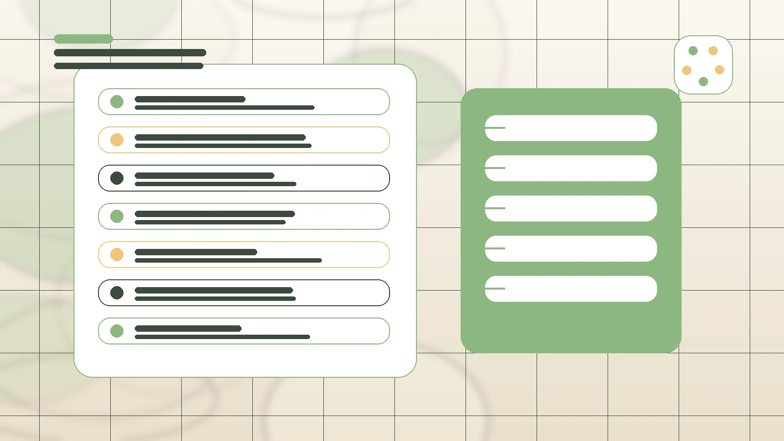 Abstract SaaS illustration for Counter-offer Email Examples for Brand Collaborations, showing a creator workflow with AI-assisted brand deal management