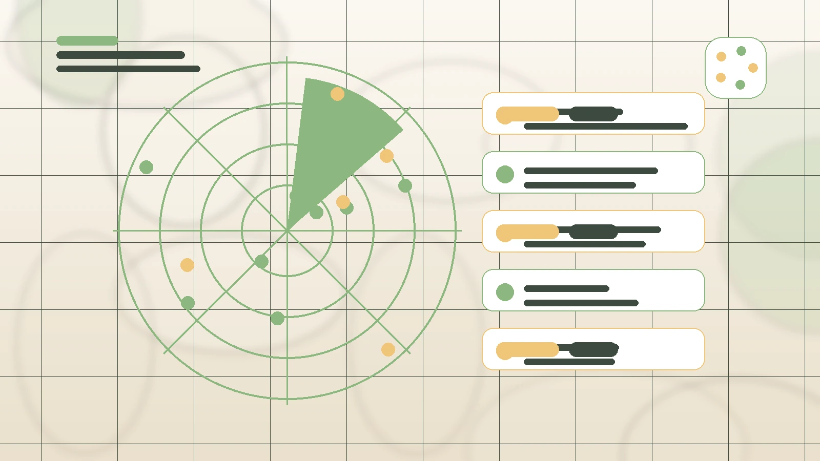 Abstract SaaS illustration for Automated Pitching for Content Creators, showing a creator workflow with AI-assisted brand deal management