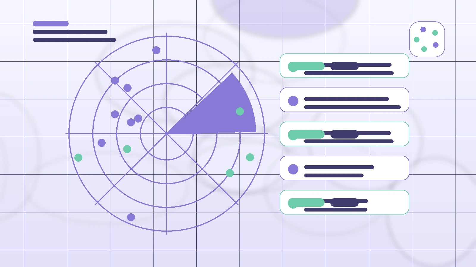 Abstract SaaS illustration for Brand Deal Outreach Tool for Creators, showing a creator workflow with AI-assisted brand deal management