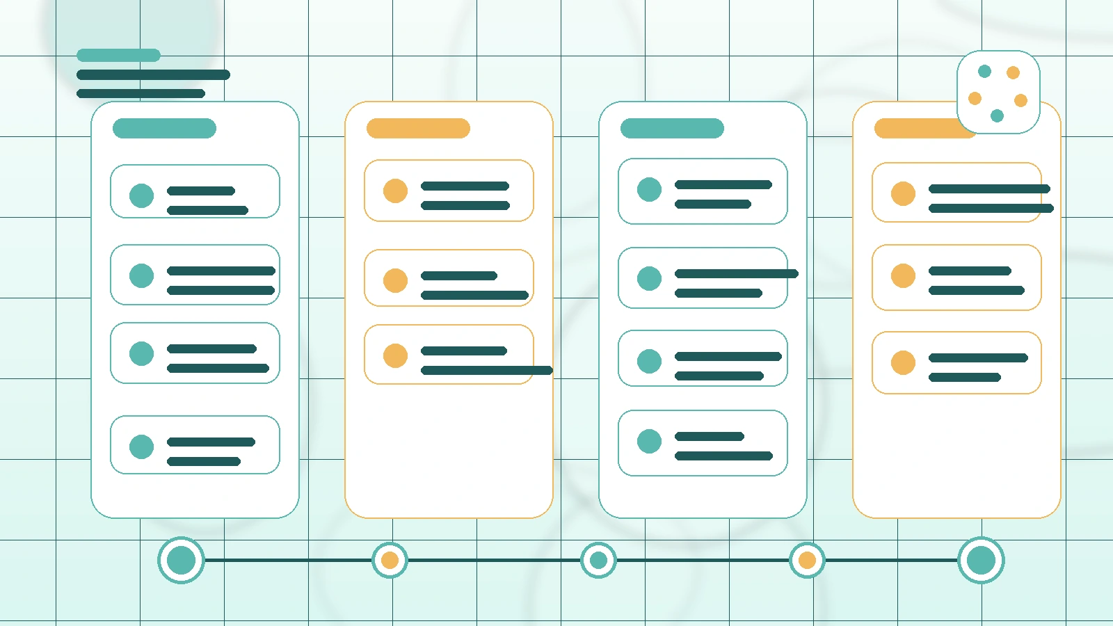 Abstract SaaS illustration for Counter a Low Sponsorship Offer, showing a creator workflow with AI-assisted brand deal management