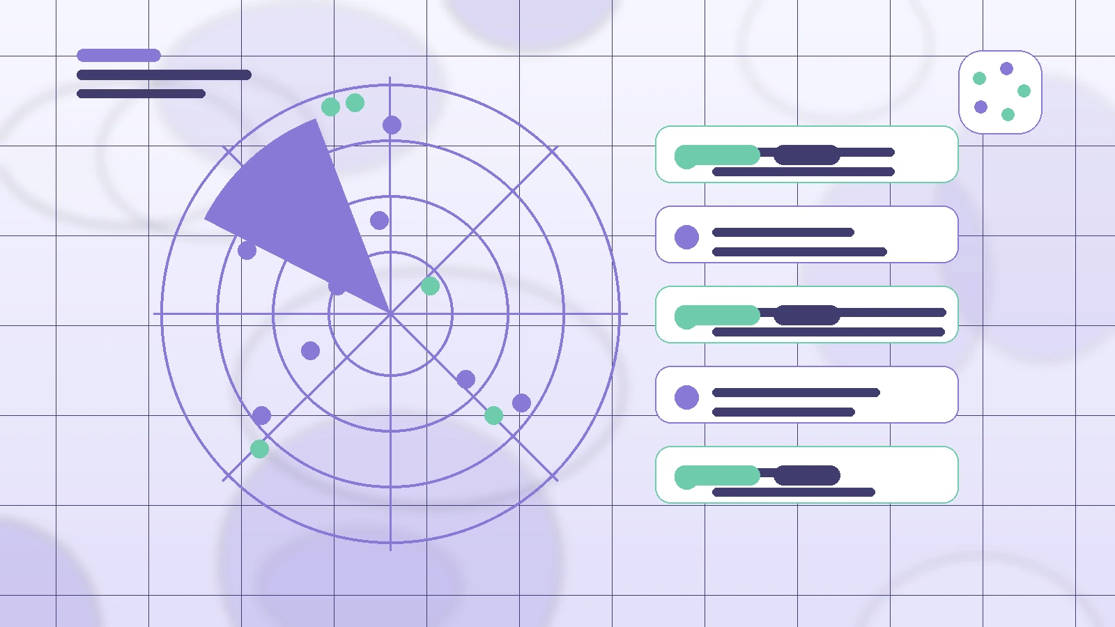 Abstract SaaS illustration for How to Pitch Brands as a UGC Creator, showing a creator workflow with AI-assisted brand deal management