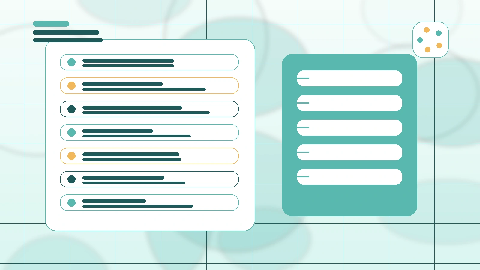 Abstract SaaS illustration for Reply to Brand Collaboration Emails, showing a creator workflow with AI-assisted brand deal management
